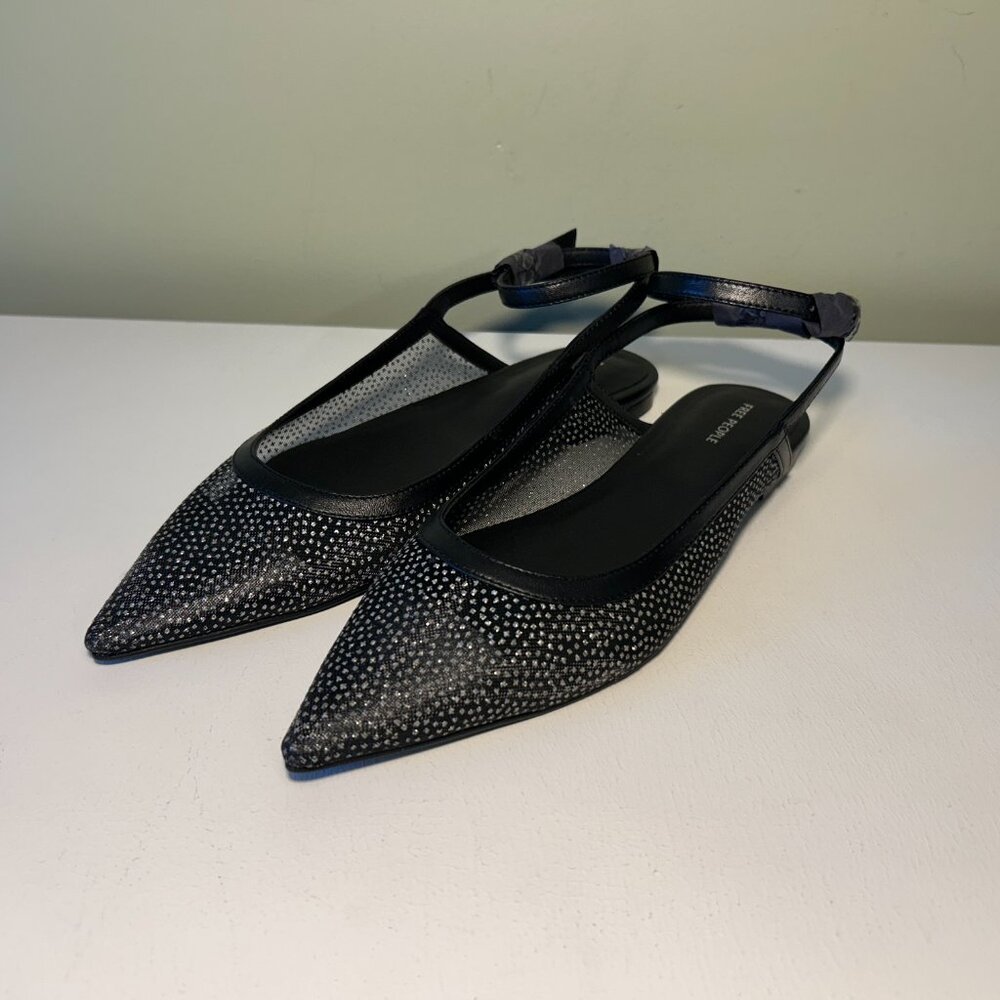 Free People Sheer Glitter Jules Flats